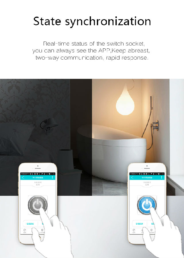 AC90-265V 13A APP wifi smart plug remote control socket