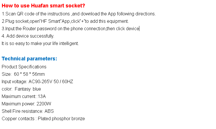 AC90-265V 13A APP wifi smart plug remote control socket