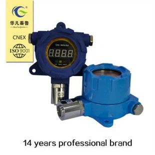 Tetap Gas Transmitter, LED tabung layar, pemancar Digital emisi Gas, CNEx sertifikat