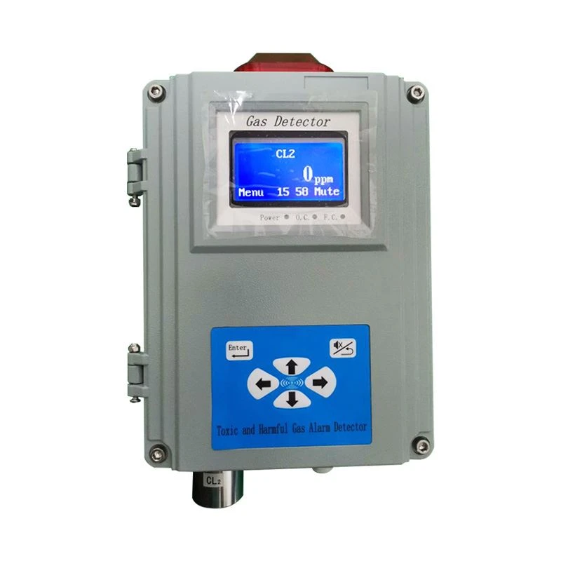 Detektor Gas CL2 Terpasang di Dinding